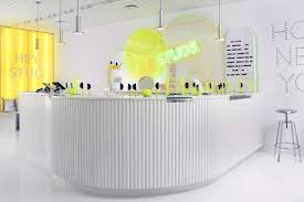 With Neon Lights And Selfie Mirrors This New York Based Piercing Studio Is Redefining An Industry Piercing Studio Design Retail Design