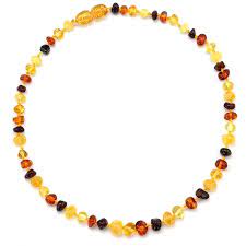 Amber Teething Necklace For Baby No Invoice No Price No Logo 7 Sizes 10 Colors Ship From Cn Chain Necklaces Aliexpress