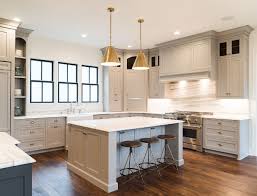 Benjamin moore cape may cobblestone. Transitional Family Home With Grey Kitchen Home Bunch Interior Design Ideas