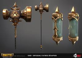 Art Bully Productions Smite Odin Infernal Father The legends tell that odin's spear was made by dwarves. art bully productions