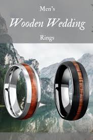 These Mens Wooden Wedding Rings Truly Make A Unique Mens Wedding Ring Crafted Out Of Mens Wedding Rings Unique Wooden Wedding Ring Wood Wedding Ring