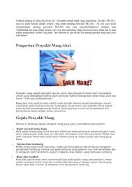 Maag kronis yaitu maag yang lebih parah dibandingkan maag sedang. Obat Maag Kronis Di Apotik Balik Papan By Fadssparow Issuu