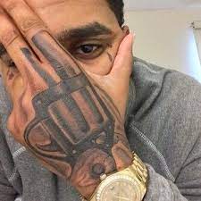 New Ink Gone Left Idgt Hand Tattoos For Guys Kevin Gates Tattoos Hand Tattoos