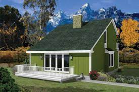 House Plan 5633 00318 Vacation Plan 1 299 Square Feet 3 Bedrooms 2 Bathrooms In 2021 Vacation House Plans Cottage Style House Plans Saltbox Houses