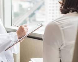 Image of person getting a preventative checkup