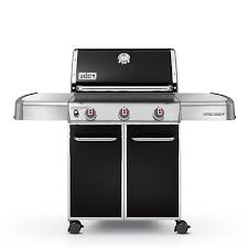 Barbecue ã©lectrique weber chez castorama. Barbecue A Gaz Weber Genesis E 310 Black Castorama