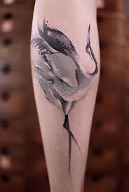 Birds Of Prey Flower Tattoo Chen Jie Newtattoo Bird Crane Tattoo Heron Tattoo Birds Tattoo Crane Tattoo