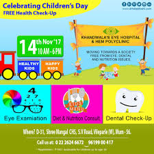 After Receiving A Lot Of Love And Appreciation For Our Children S Health Day Event Last Year Khandwala S Eye H Health Check Dental Check Up Childrens Health