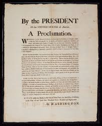 26, 1789 as a day of public thanksgiving and prayer to be observed by acknowledging with grateful hearts the many signal favors of almighty god. below is the complete text of that proclamation: Thanksgiving Proclamation By Yale University Library Facebook
