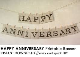 What type of letters do you need to create your custom . Print This Quick And Easy Diy Happy Anniversary Party Banner For Your Next Celebration Download An Anniversary Banner Happy Anniversary Happy 50th Anniversary