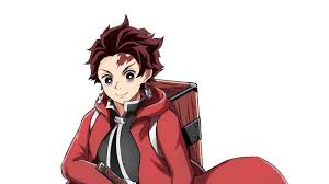 Wszystkie weeby i fani demon slayer: Demon Slayer Tanjiro Kamado With White Background Hd Anime Wallpaper A Wallpaper Wallpapers Printed