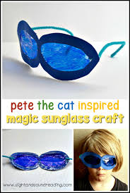 By kimberly and james dean. Pete The Cat Magical Sunglasses Craft