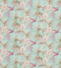 Matthew Williamson Birds Of Paradise Wallpaper Bird Of Paradise Fabric By Matthew Williamson In 2020 Birds Of Paradise Paradise Wallpaper Matthew Williamson