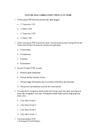 Check spelling or type a new query. Doc Contoh Soal Lomba Cepat Tepat Lct Pmr Fatkur Rohman Academia Edu