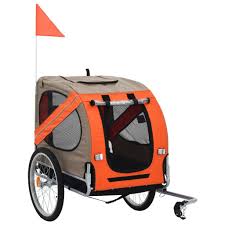 Meizhirui Hunde Fahrradanhanger Orange Und Braun Real De