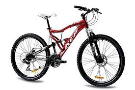 Kcp 26 Zoll Mountainbike Fahrrad Mtb Attack Rot Schwarz Vollfederung Mountain Bike Unisex Fur Herren Damen Oder Junge Mountainbike Fahrrad Mtb Fahrrad Rad