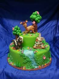 Disney Party Ideas Bambi Party Kids Cake Disney Cakes First Birthday Cakes