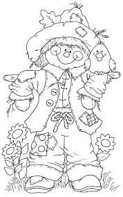 Scarecrow Fall Coloring Pages Halloween Coloring Pages Halloween Coloring