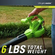 Greenworks 24012 7 Amp Single Speed Electric 160 Mph Blower See This Great Product This Is An Affiliate Link L Electric Leaf Blowers Greenworks Blowers