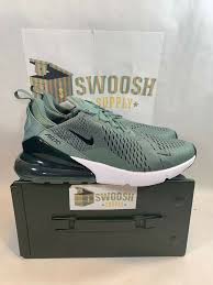 Nike Air Max 270 Mens Ah8050 300 Clay Green Deep Jungle Running Shoes Size 10 Nike Runningshoes Nike Air Max Nike Shoes Air Max Air Max 270