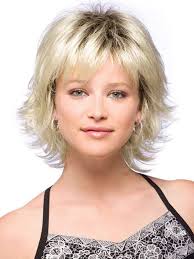 Royalfirst Wigs for Women Short Wigs with Inclined Bangs Fluffy Soft Wigs  Color Blonde : Buy Online at Best Price in KSA