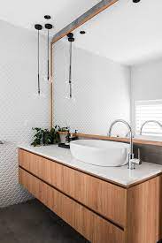 35 Beautiful Bathroom Lighting Ideas Houzz Au Wood Bathroom White Bathroom Modern White Bathroom