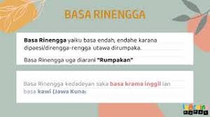 Tidak hanya dalam acara pengantin, basa rinengga juga digunakan dalam sastra, lagu, puisi, pewayangan dsb. Basa Krama Lan Basa Rinengga Bahasa Jawa Kelas 5 Youtube