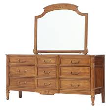 I also have a 2328 dresser base and a 2327 chest, all made of cherry and in good condition. Lot Art Davis Cabinet Co French Provincial Style Cherrywood Nine Drawer Dresser