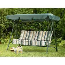 Sears Garden Oasis 3 Person Swing Replacement Canopy Patio Swing Canopy Patio Swing Outdoor Swing With Canopy