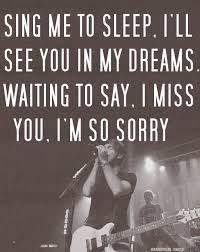 Pin By Reagan Elaina On A Quote For You Sing Me To Sleep Band Quotes Song Quotes