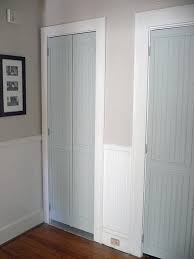 10 Ways To Dress Up Boring Interior Doors Picky Stitch In 2020 Bifold Doors Makeover Closet Door Makeover Bifold Closet Doors