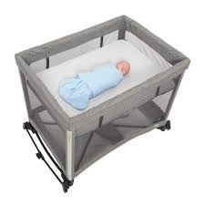 Portable Beds Halo Innovations Gray Portable Crib Rocking Bassinet Bassinet
