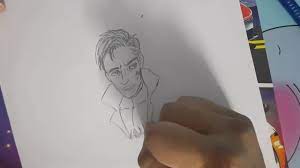 This scene was so gooood! How To Draw Peter B Parker From Spider Man Into The Spider Verse Youtube