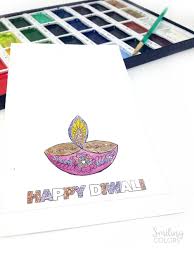 This card will make them feel loved and remembered. Diy Diwali Card Tutorial Make It With Your Kids Free Printable Smiling Colors