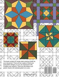 It has some shelf wear but overall it is in good condition. Quilt Patterns Adult Coloring Book Lynne Cc 9781530651818 Amazon Com Books
