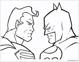 Enjoy our free coloring pages! Batman Vs Superman 1 Coloring Page Free Coloring Pages Online Coloring Home
