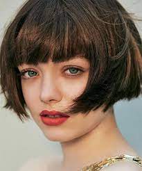 Ear Length Bob Hairstyles 2020 With Heavy Haircut 329114685271710079 Thick Hair Styles Short Hair Styles Short Bob Hairstyles