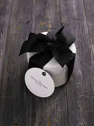 Gift Wrapping The Special Delivery Company Hat Box With Black Grosgrain Ribbon Available From Www Thespeciald Corporate Gifts Gifts Christmas Corporate Gifts