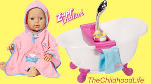 Baby Annabell Bath Set Baby Born Interactive Bathtub Unboxing Play Youtube