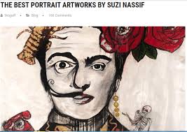 THE BEST PORTRAIT ARTWORKS BY SUZI NASSIF - Famous Portrait Artist
