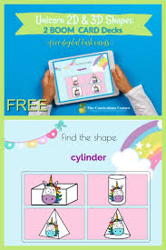 Free Unicorn Shapes Boom Cards Kindergarten Math Free Kindergarten Learning Digital Classroom