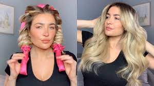 Ladylux Heatless Hair Style Curling Wrap Create Heatless Curls Youtube