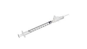 BD Safetyglide Needle with 1 mL Syringe – 27 g X 5/8 in ...