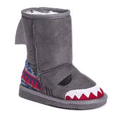 Muk Luks Kids Finn Shark Boots Fashion