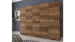 Rani F4 Genis Gardirop Elbise Dolabi 5 Kapili 2 Cekmeceli 3 Askili 3 Rafli Ceviz Fiyatlari Ozellikleri Ve Yorumlari En Ucuzu Akakce