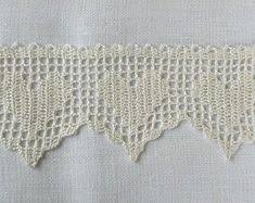 Bridesmaid Gift Handmade Shabby Chic Cotton Wedding Bag Lace Etsy Crochet Lace Edging Crochet Edging Crochet Heart