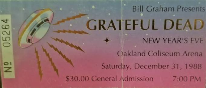 Grateful Dead | Oakland Coliseum | 12/31/91 | thanks to Michael Bachara for  sharing!