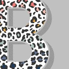 They measure approximately 12 cm but the size may vary between each one. Rainbow Leopard Print Initial Print By Susie Cutie Designs Notonthehighstreet Com