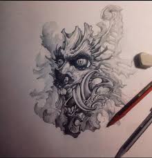 Berikut foto sketsa gambar naga. Gambar Naga Sketsa Pensil