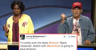 This snl black jeopardy skit with tom hanks is as good as everyone says it is. Snl Jeopardy Nails Black Americans And Trump Supporters Attn